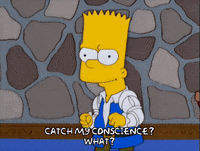 angry bart simpson GIF