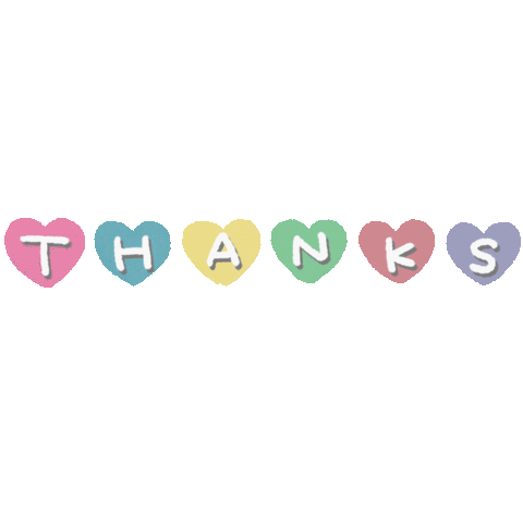 Heart Thanks Sticker