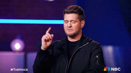 Michael Buble Yes GIF by The Voice