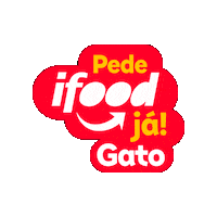 iFoodBR baby gato bebe namorados Sticker