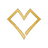 Heart Gold Sticker by ReVitta
