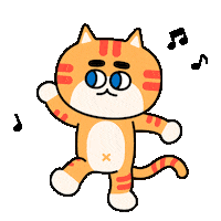 Dance Cat Sticker by 궁디팡팡 캣페스타