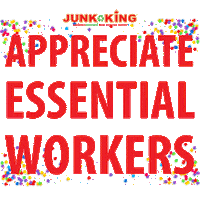 First Responders Thank You Sticker by Junk King