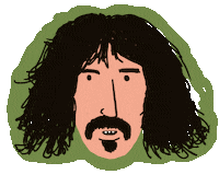Freak Out Zappa Sticker by FUZZYTOWN