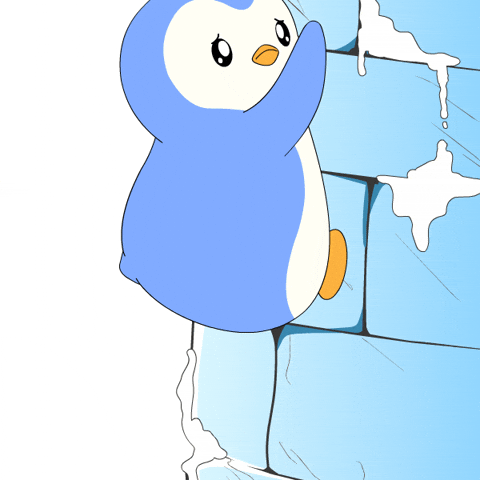 Fall Falling GIF by Pudgy Penguins