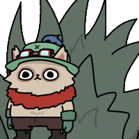 scared hide GIF by League of Legends