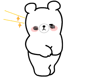 Polar Bear Wink Sticker by Shiny bear