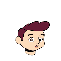 Wow Shocked Sticker by Demic