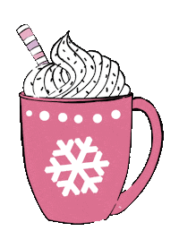 Hot Chocolate Christmas Sticker