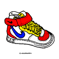 iammaed nike bauhaus airforce weareallmaedhere Sticker