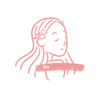 Girl Pink Sticker by Posh The Label