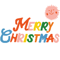 Happy Merry Christmas Sticker by harrietphillips