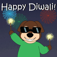 Happy Festival Of Lights GIF by ChesterAbstract