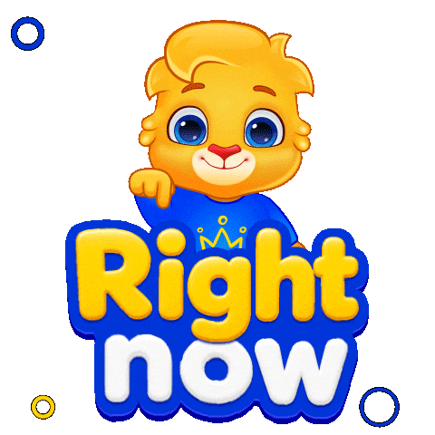 Pointing Down Hurry Up Sticker by Lucas and Friends by RV AppStudios