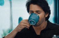 Mahesh Babu Drinking GIF