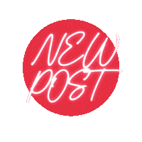 socialmediaprofis excited pink retro new post Sticker