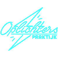Neon Licht Sticker by Oplichterspraktijk