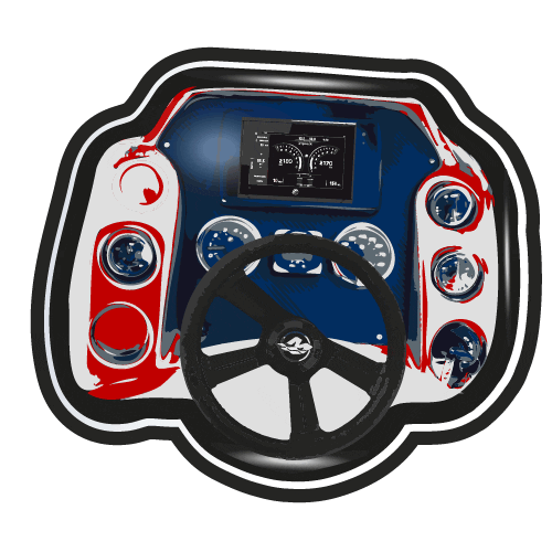 MercuryMarineBR giphyupload boat mercury barco Sticker