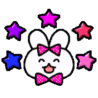Star Rabbit Sticker