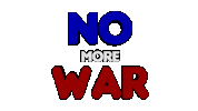 No More War Sticker by OpticalArtInc.