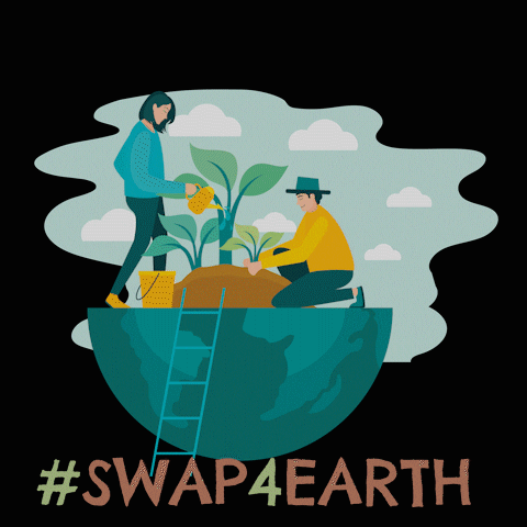 Earth GIF by Swapaholic