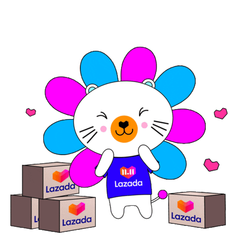 Happy Shopping Sticker by Lazada Singapore