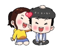 animation couple Sticker