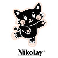 The Cat Love Sticker by Grishko