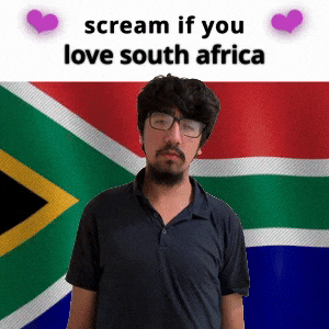 (silent) scream if you love south africa