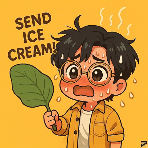 Sweltering Heat Wave GIF by Persona