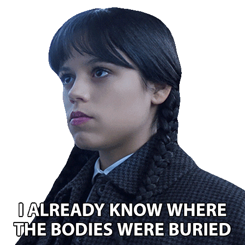 Addams Family Wednesday Sticker by NETFLIX