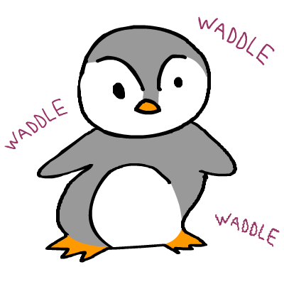 Little Penguin Winter Sticker by Thomas (Tommy) Kastrati