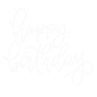 Happy Birthday Heart Sticker