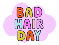 Bad Hair Day Sticker