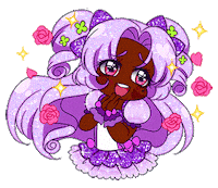 Magical Girl Glitter Sticker