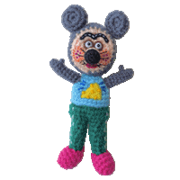 Mouse Knit Sticker