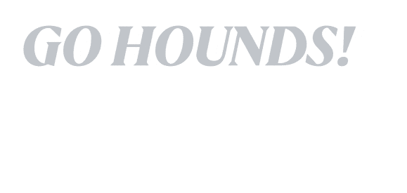Hound Em Sticker by Moravian University