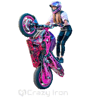 Motorcycle Stuntbike Sticker by Crazy Iron