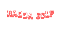 raddagolf radda golf Sticker