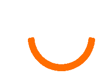 Orange Hello Sticker by bubly