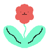 ephemeralspeck flower ephemeralspeck Sticker
