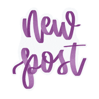 caryllegraphy new new post post calligraphy Sticker