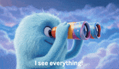 Observing I See You GIF by The Fuzzlets