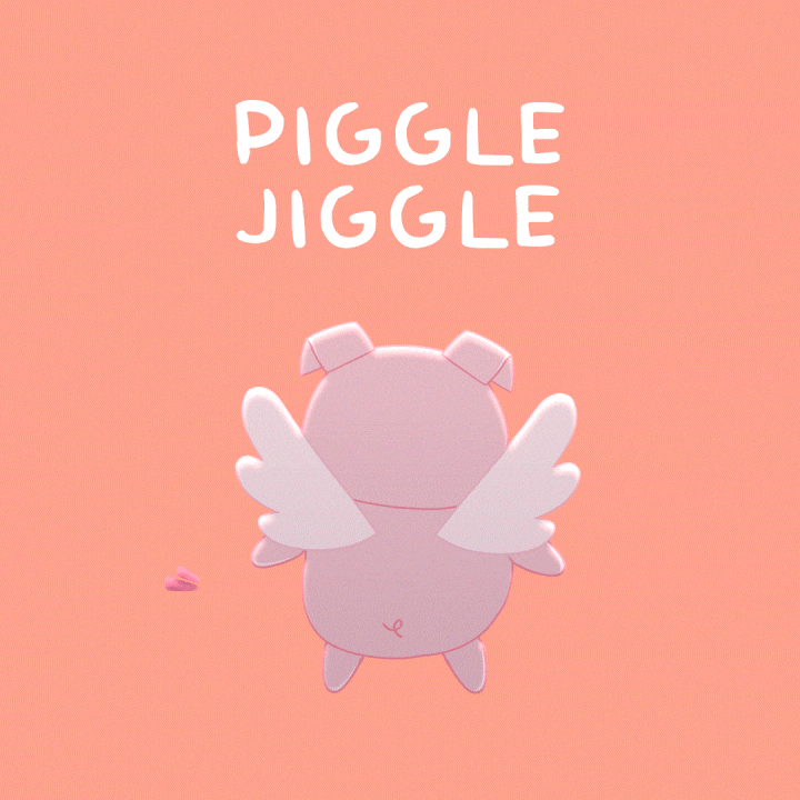 Flying Pig Dancing GIF by PositivelyPigasus