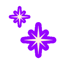 Neon Glitter Sticker by Las Vegas