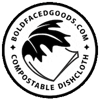 Cleaning Compostable Sticker by Boldfaced Goods