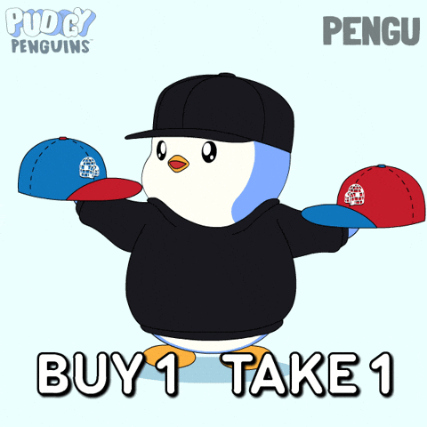 Buy One Get One GIF by Pudgy Penguins
