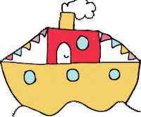 Boot Sticker by Leonie van Zonneveld