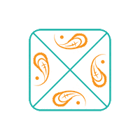 Omaq flower star flowers moon Sticker