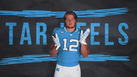 University Of North Carolina Football GIF by UNC Tar Heels